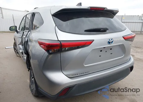 2022 Toyota Highlander Hybrid Le z USA, uszkodzony, nr VIN 5TDBBRCH3NS550161